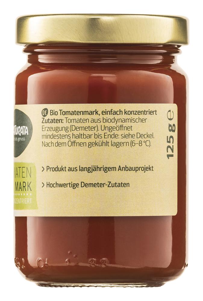 Tomatenmark demeter Glas 125 g