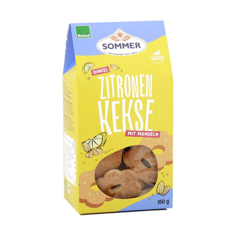 Zitronenkekse Dinkel mit Mandeln&Zitrone 150 g