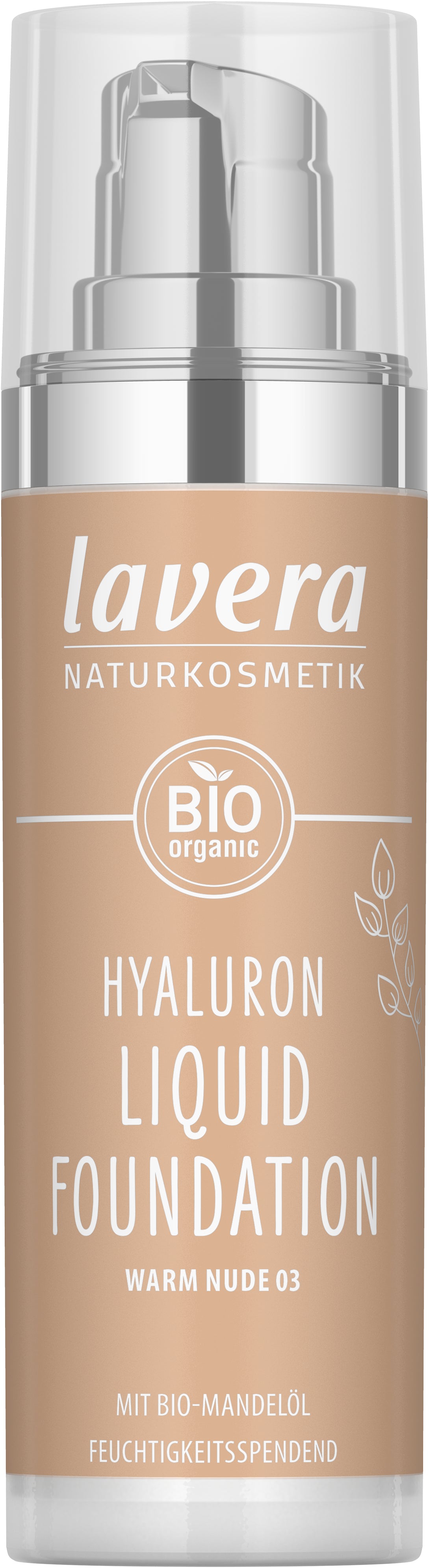 Hyaluron Liquid Foundation Warm Nude 03 30 ml