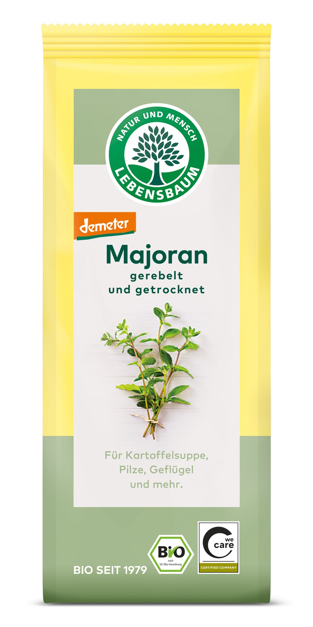 Majoran gerebelt demeter 12,5 g