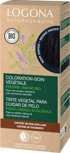 Pflegende Pflanzen-Haarfarbe Pulver 12 Indigoschwa 100 g