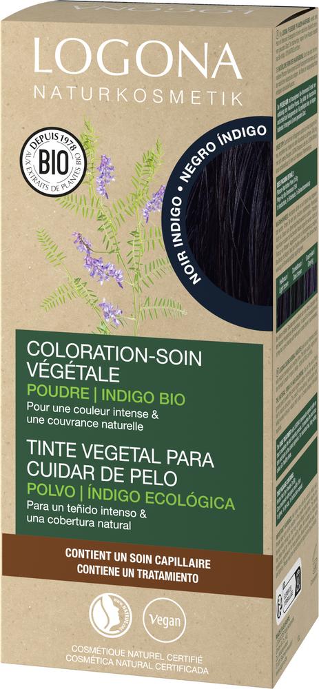 Pflegende Pflanzen-Haarfarbe Pulver 12 Indigoschwa 100 g