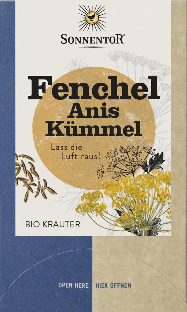 Fenchel-Anis-Kümmel Tee Doppelkammerbeutel 30,6 g
