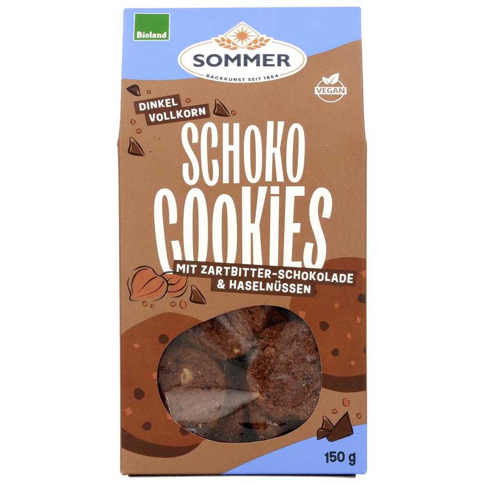 Schoko Cookies VK-Dinkel mit Zartbitter 150 g