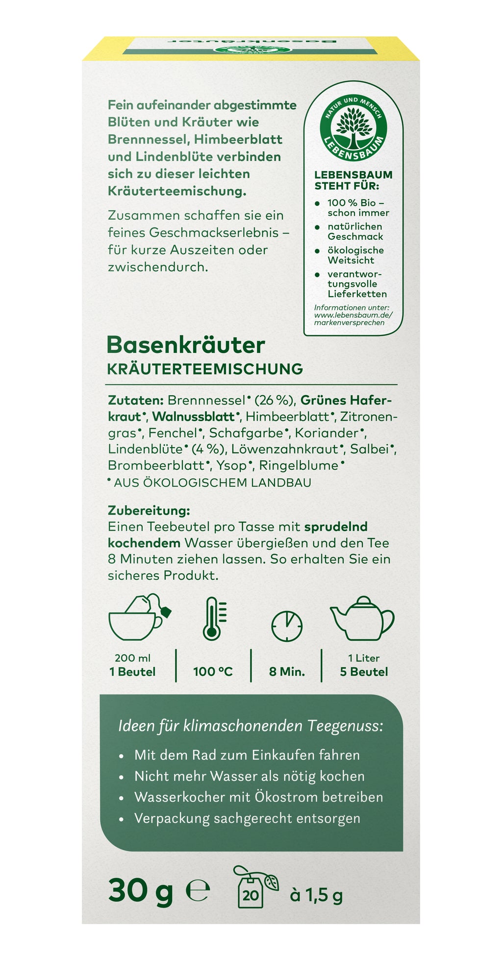 Basenkräuter Tee 30 g