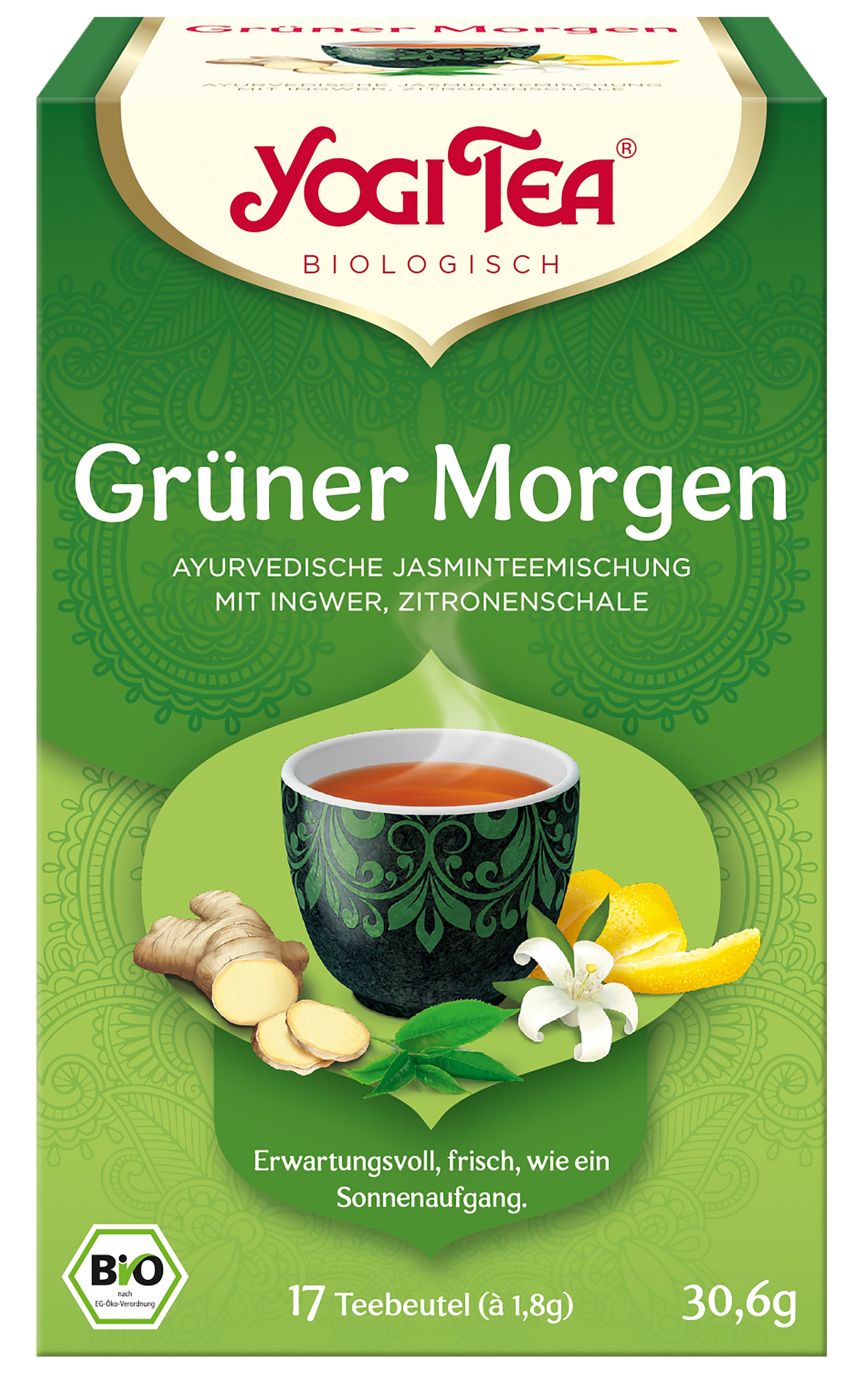 Grüner Morgen Grüntee 17 Stk