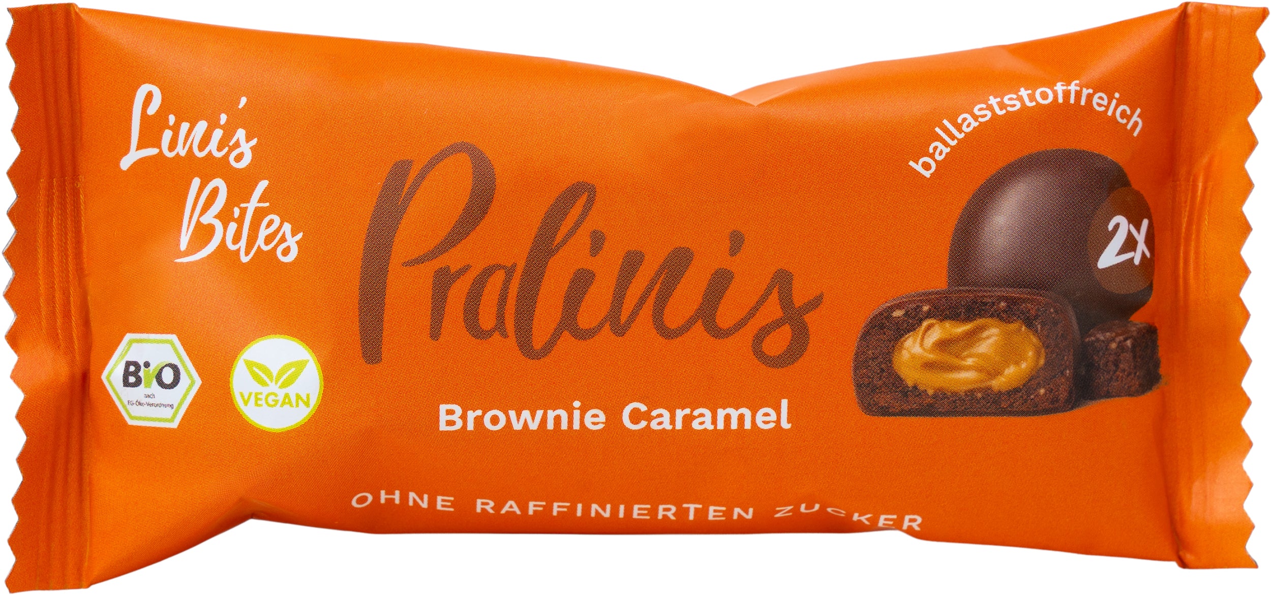 Cashew Choc Caramel Pralinis Dattel-Kugeln 46 g