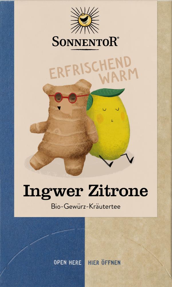 Ingwer Zitrone Tee Doppelkammerbeutel 32,4 g