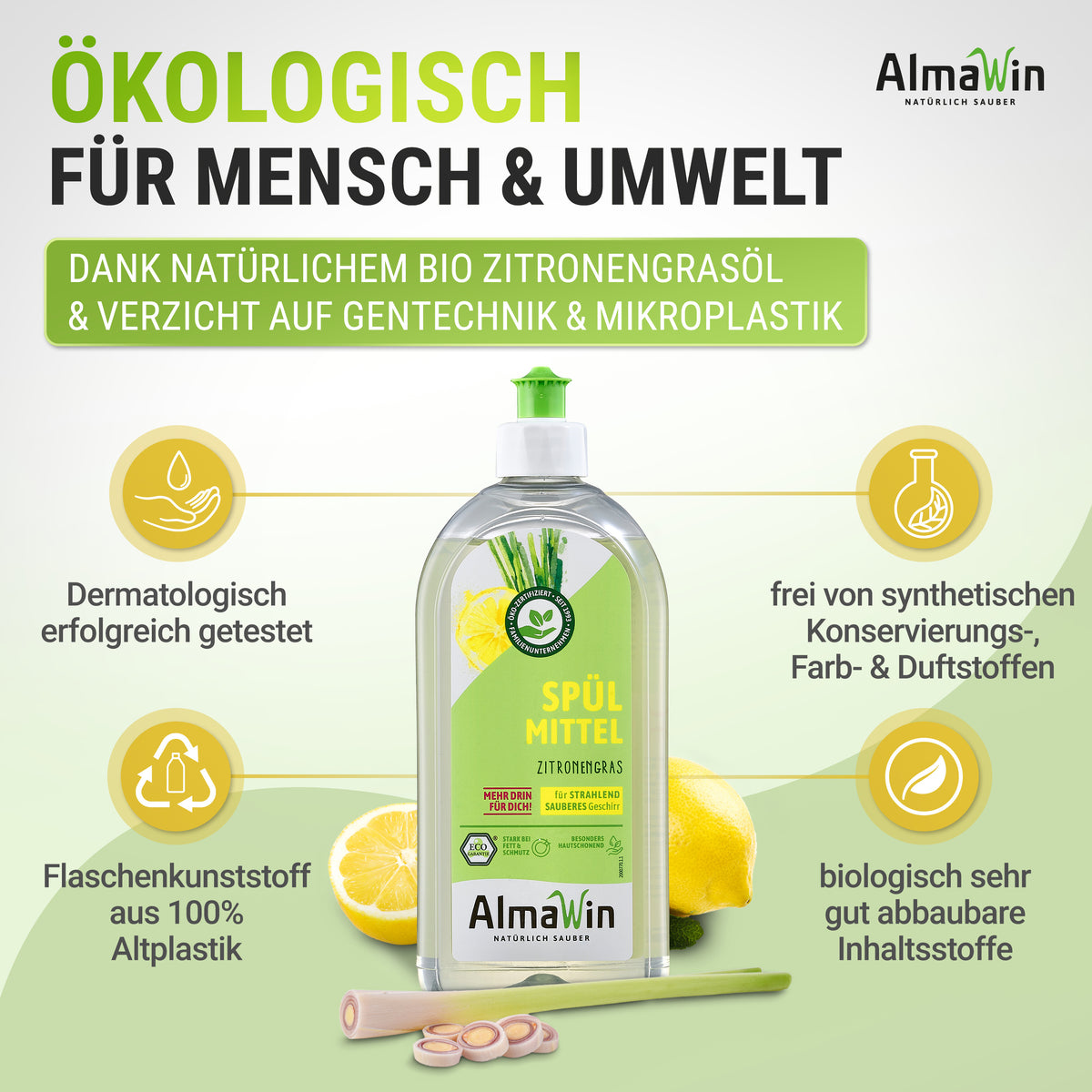 Spülmittel Zitronengras 500 ml