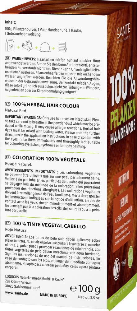 Pflanzenhaarfarbe Pflegekomplex Naturrot 06 100 g