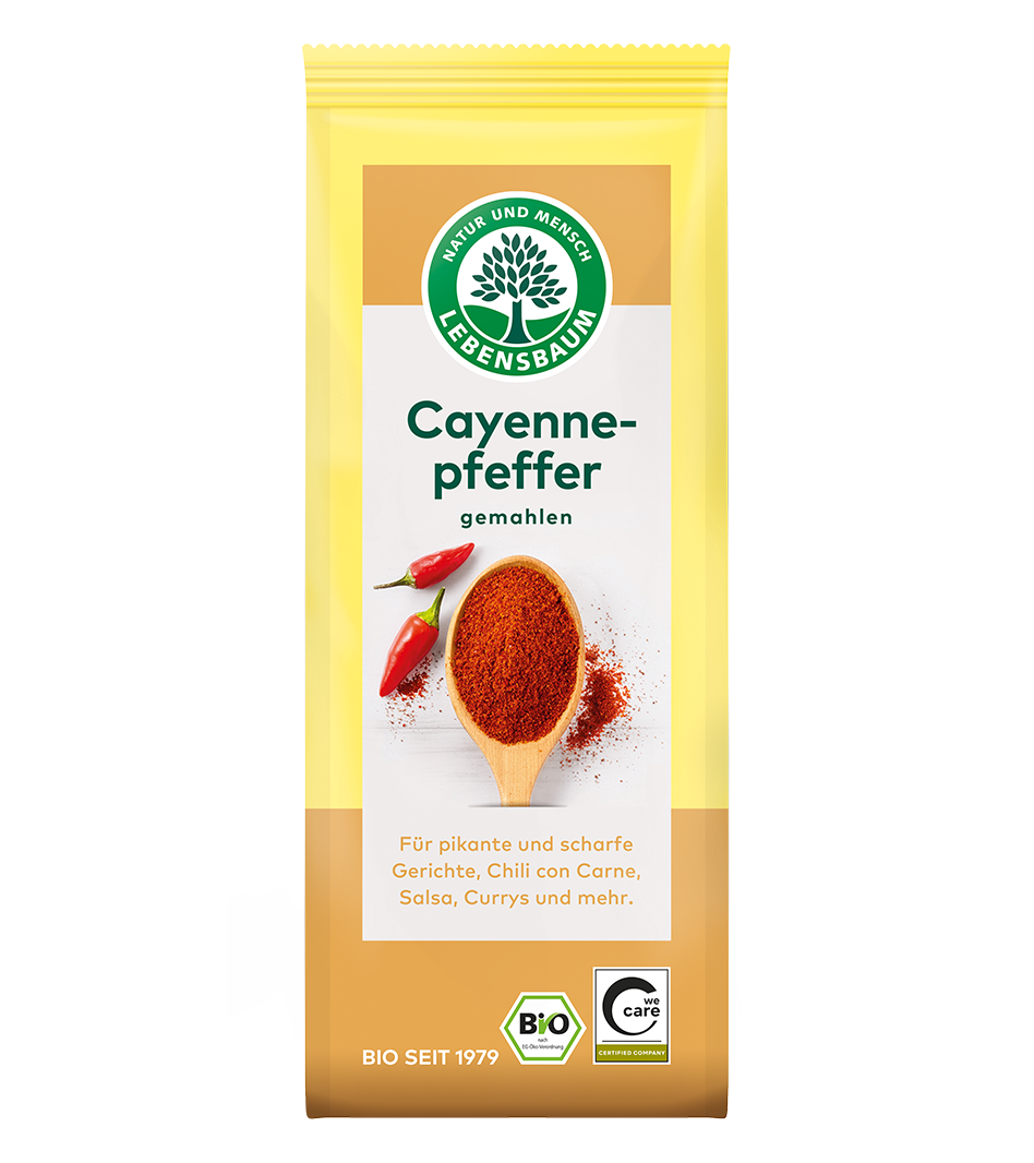 Cayennepfeffer fein gemahlene Chilis 50 g
