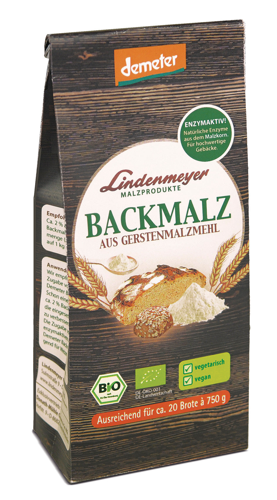 Lindenmeyer Backmalz demeter 200 g