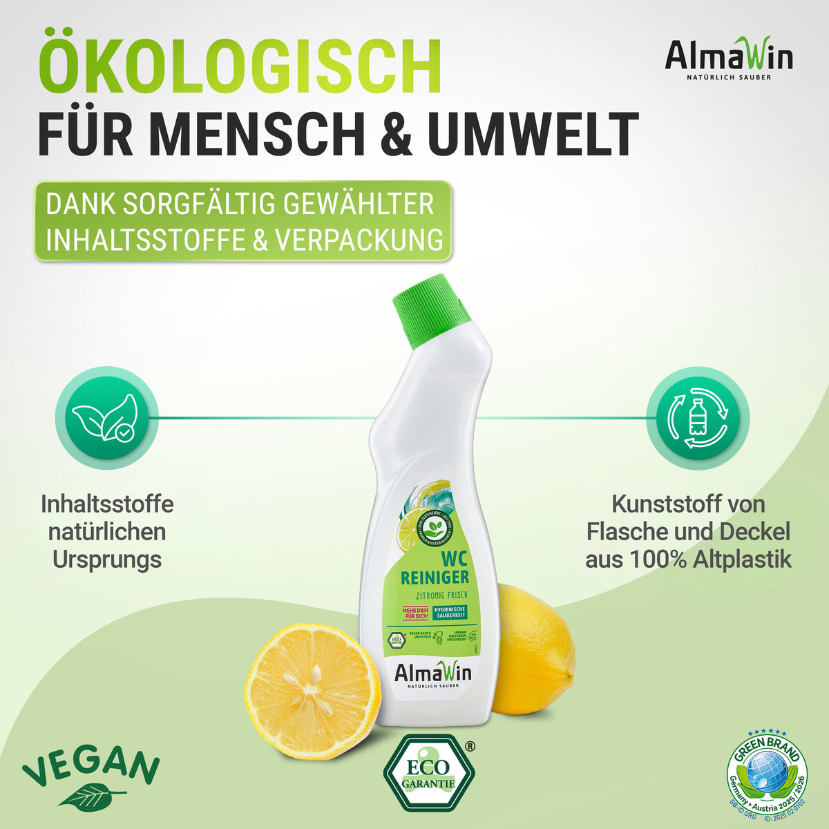 WC Reiniger zitronig frisch 750 ml