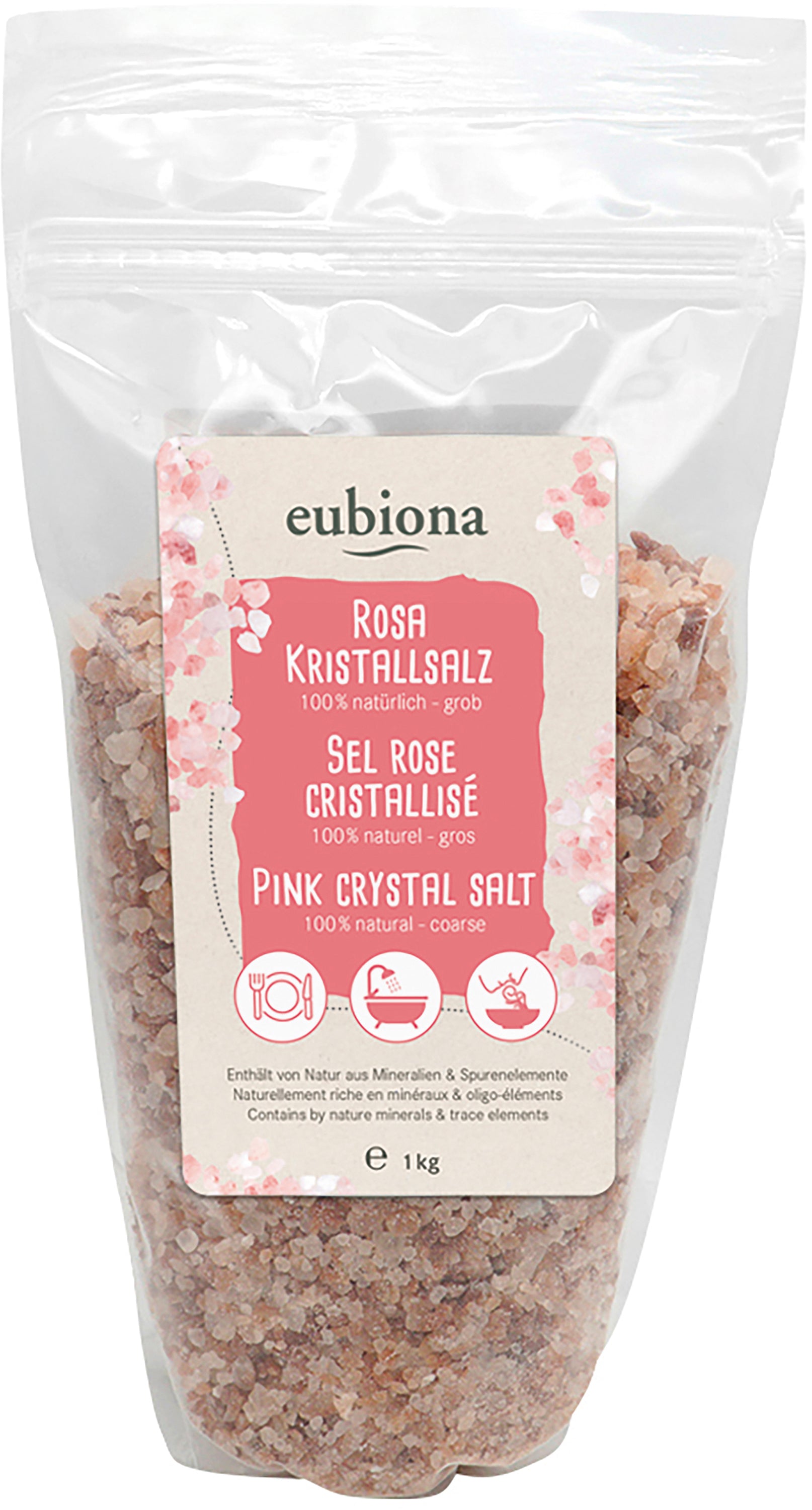 Rosa Kristallsalz - grob 1 kg