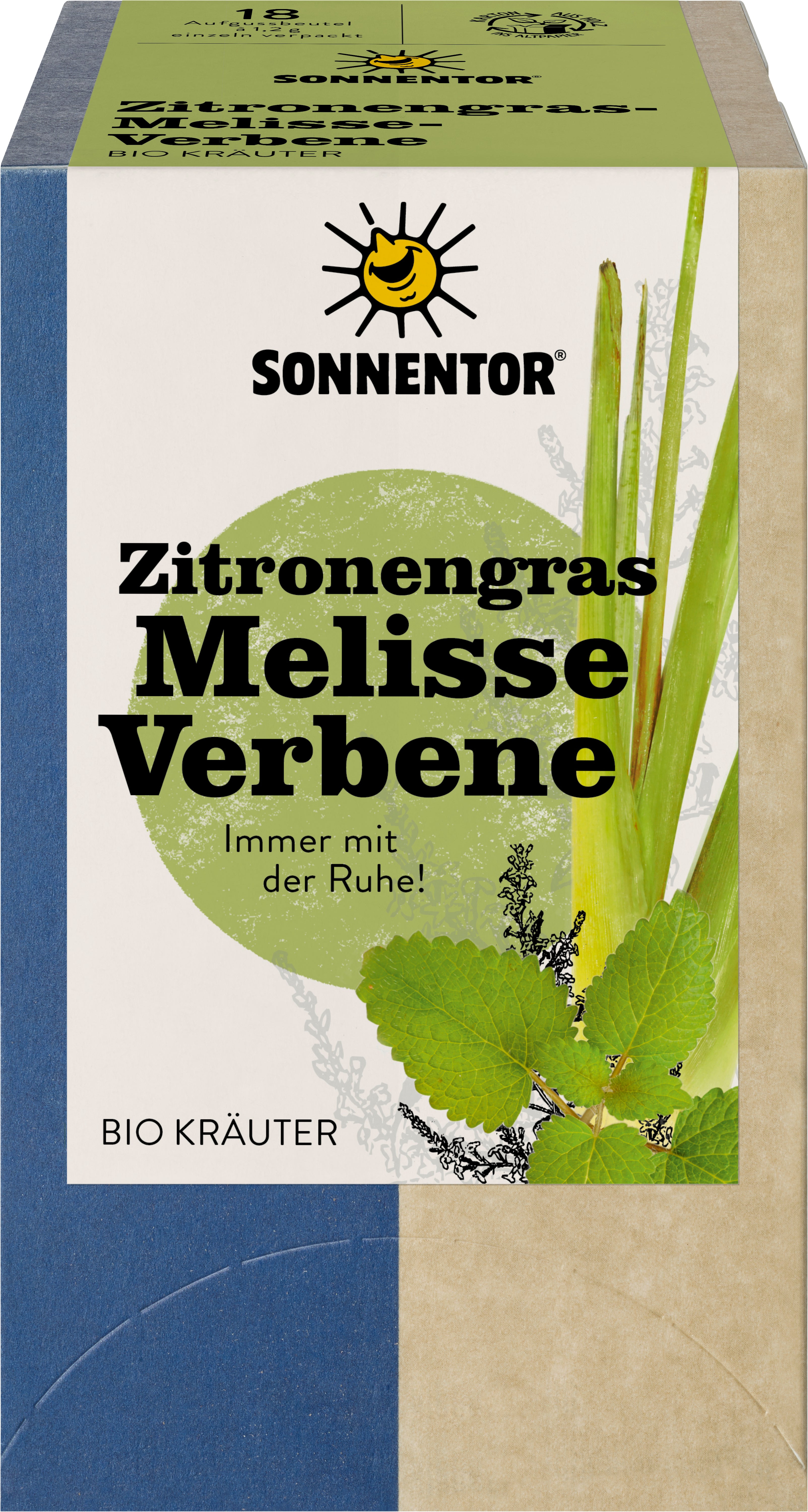 Zitronengras-Melisse-Verbene Doppelkammerbeutel 21,6 g