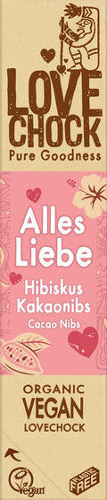 Lovechock Alles Liebe Hibiskus Kakaonibs 40 g