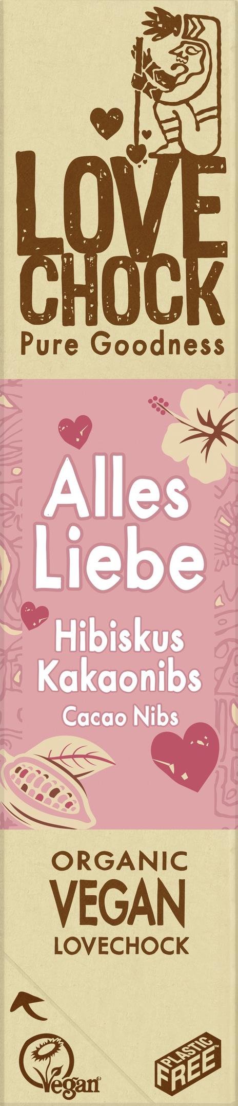 Lovechock Alles Liebe Hibiskus Kakaonibs 40 g