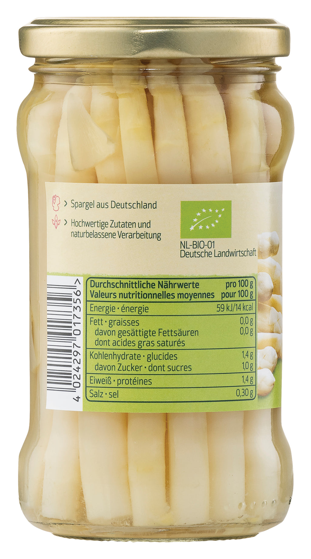 Spargel weiß 280 g