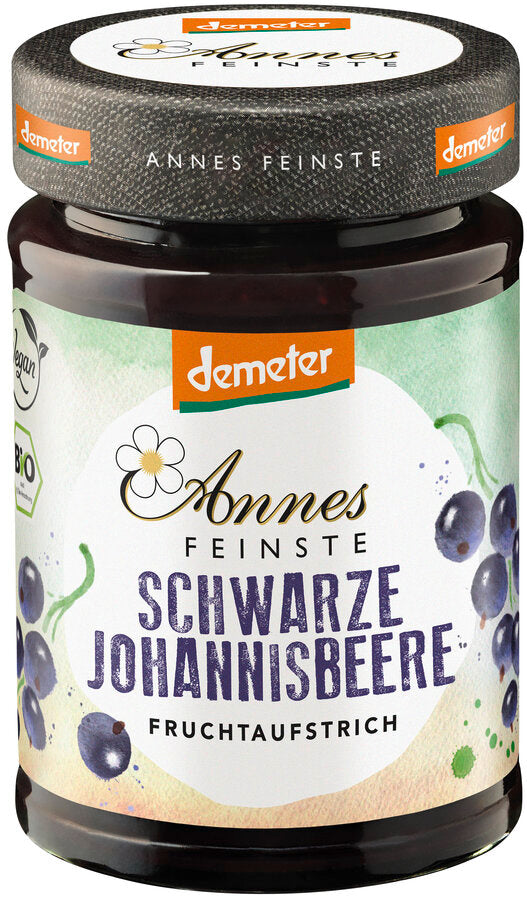 Fruchtaufstrich Schwarze Johannisbeeren fein passi 200 g