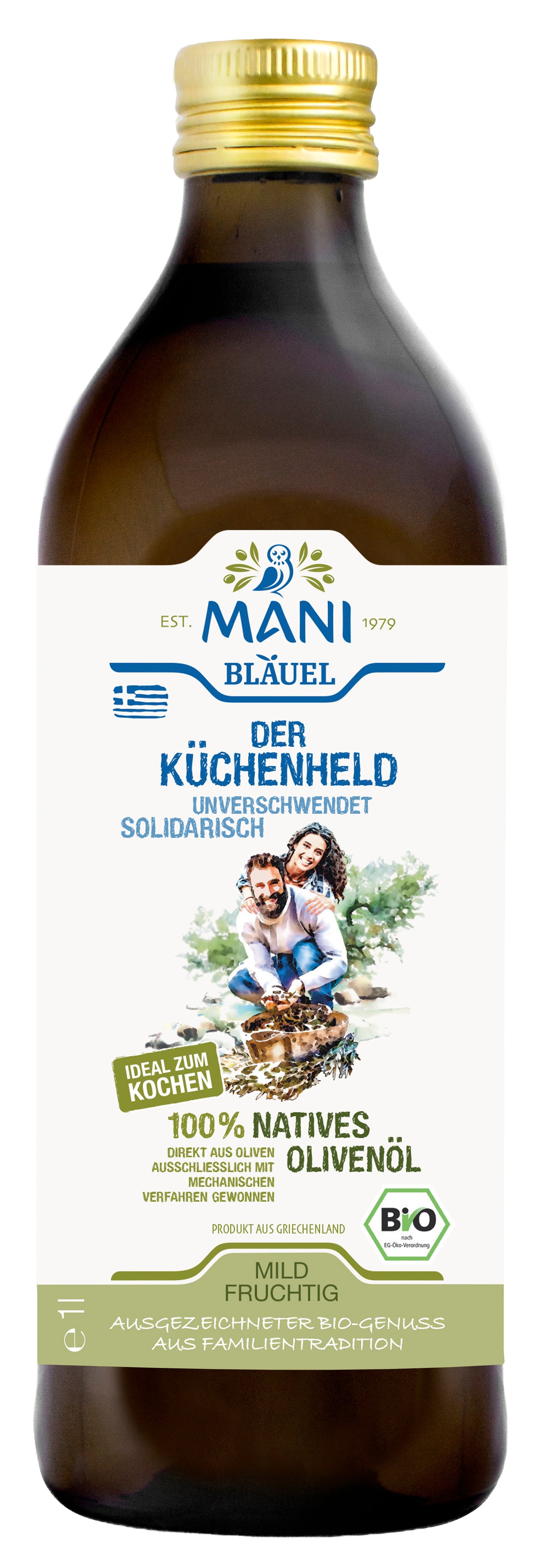 Der Küchenheld  100% natives Olivenöl 1 l