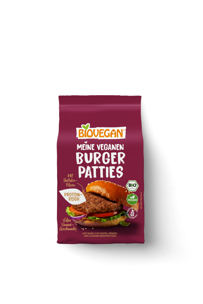 Meine veganen Burger Patties 150 g
