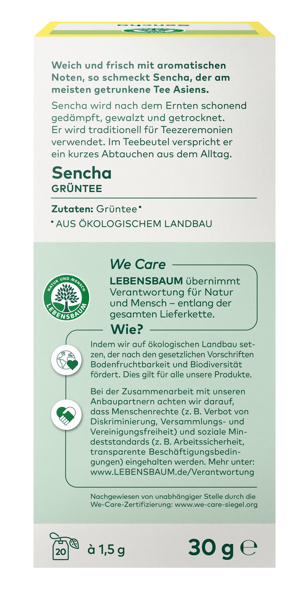 Sencha Grüntee 30 g