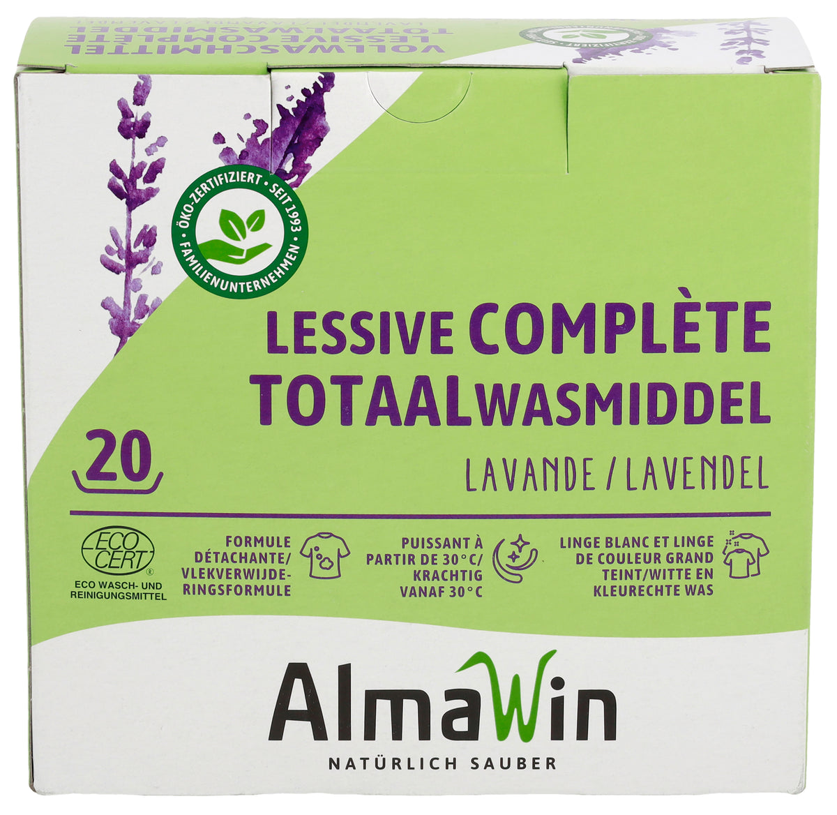 Vollwaschmittel Lavendel 19 Waschgänge 1080 g