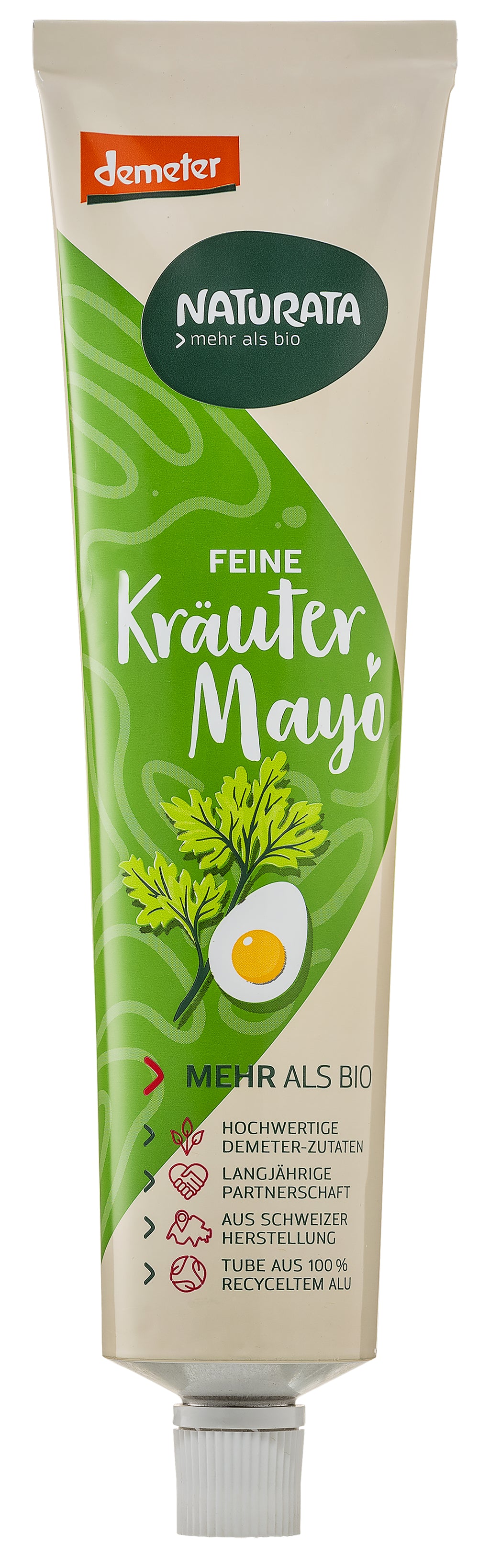 Kräuter Mayo demeter in der Tube 185 ml