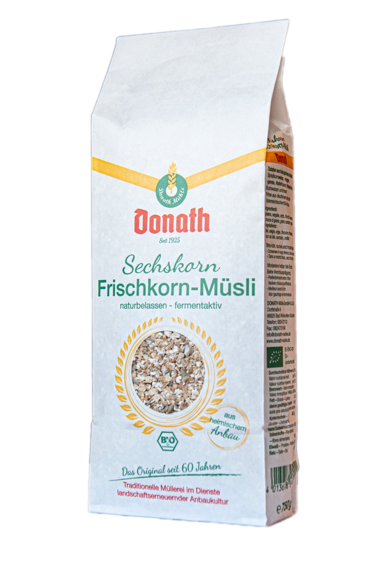 Sechskorn-Frischkorn-Müsli 750 g