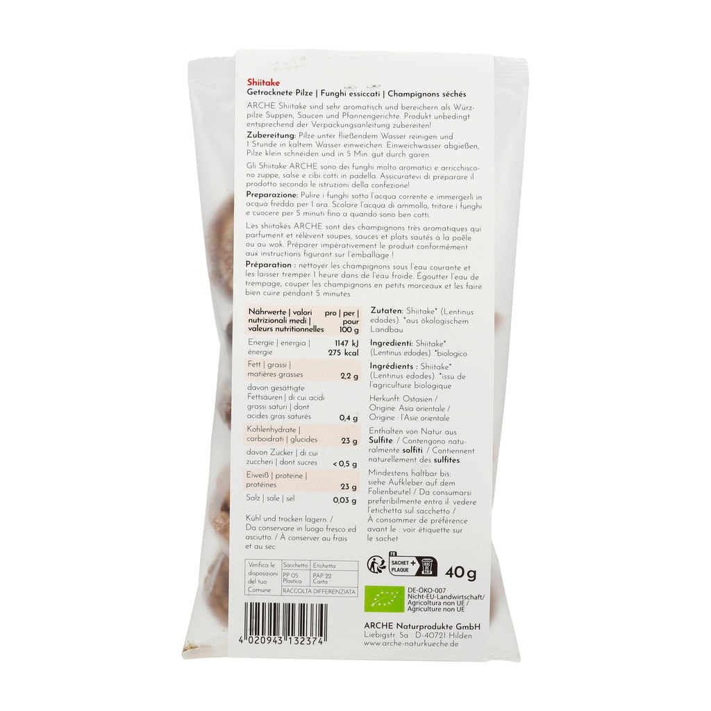 Shiitake  getrocknet 40 g