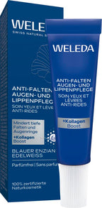 Anti-Falten Augen-&Lippenpflege Blauer Enzian&Edel 10 ml