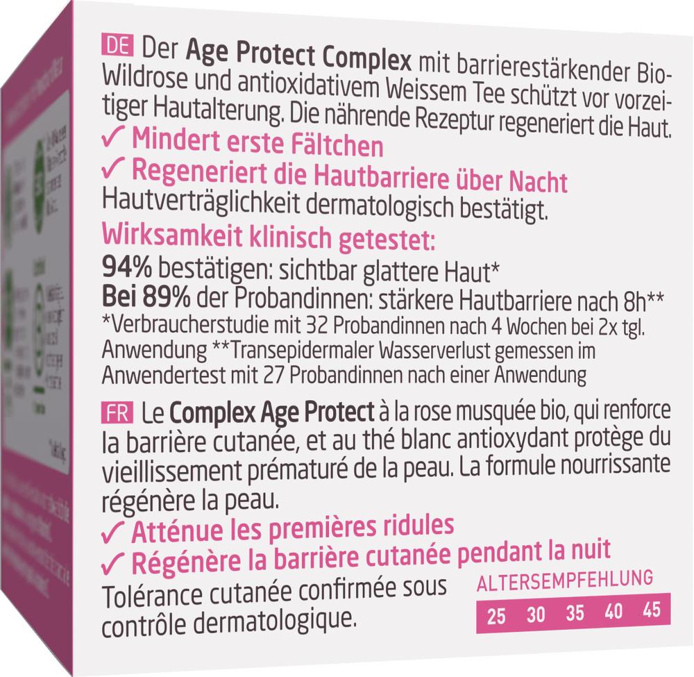 Glättende Nachtpflege Wildrose&Weisser Tee 40 ml
