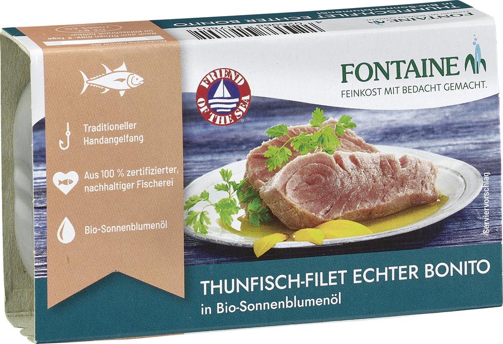Heller Thunfisch Echter Bonito in Bio-Sonnenblumen 120 g
