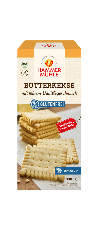 Butterkeks mit feinem Vanillegeschmack 130 g