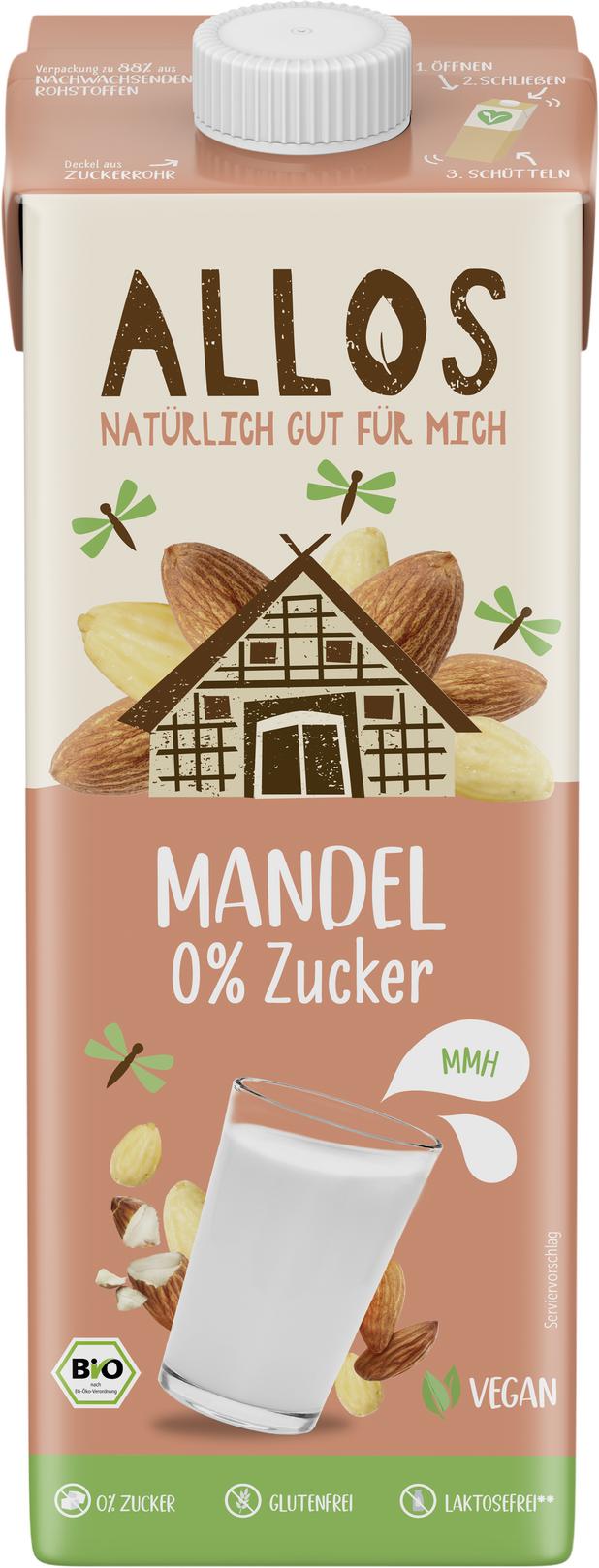 Mandel Drink 0% Zucker 1 l