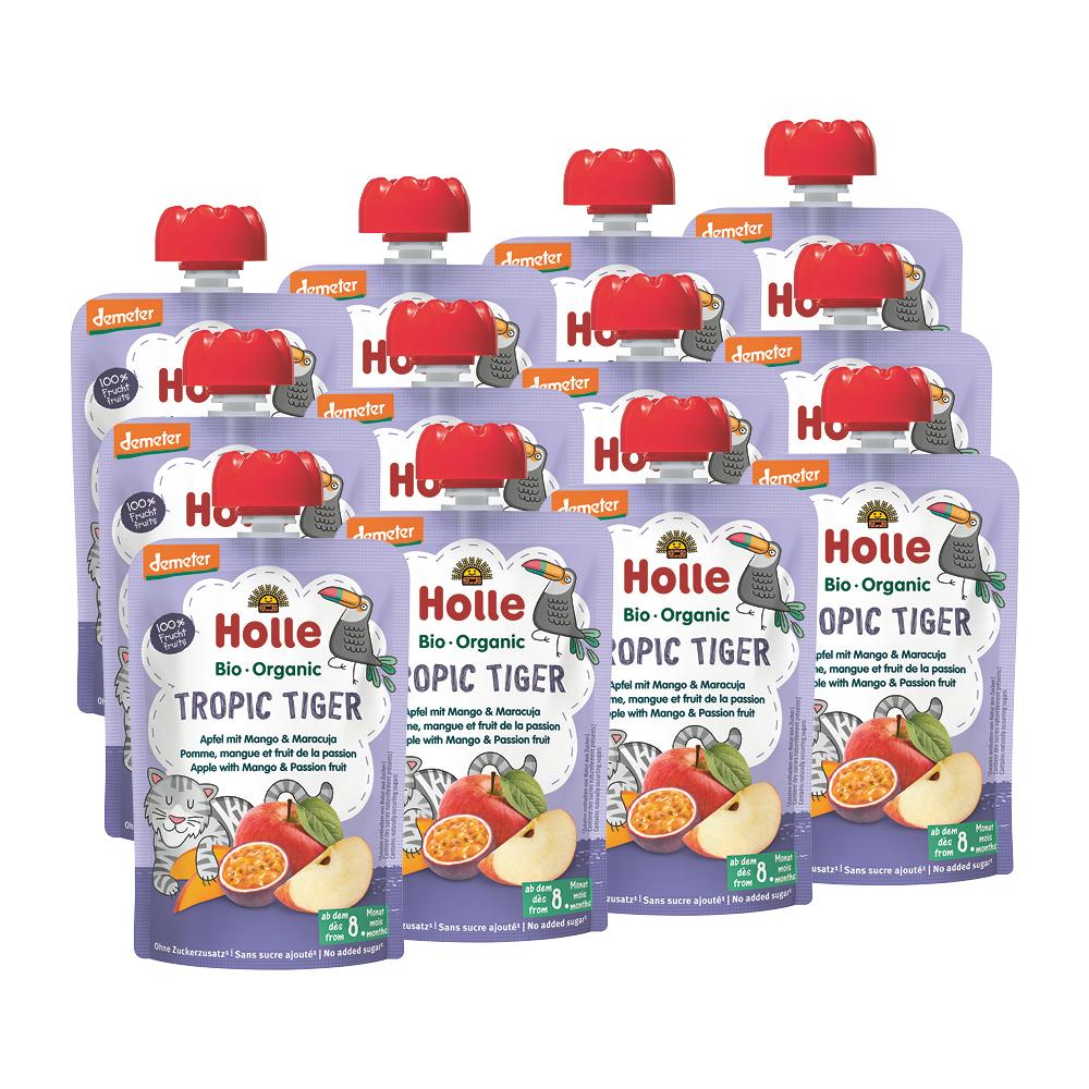 Pouchy Tropic Tiger demeter Apfel, Mango, Maracuja 100 g