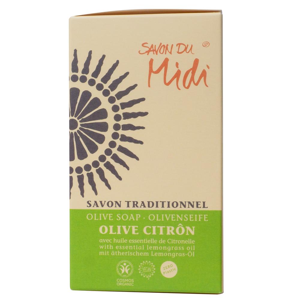 Olivenseife Olive-Citron in Papier-Box 450 g