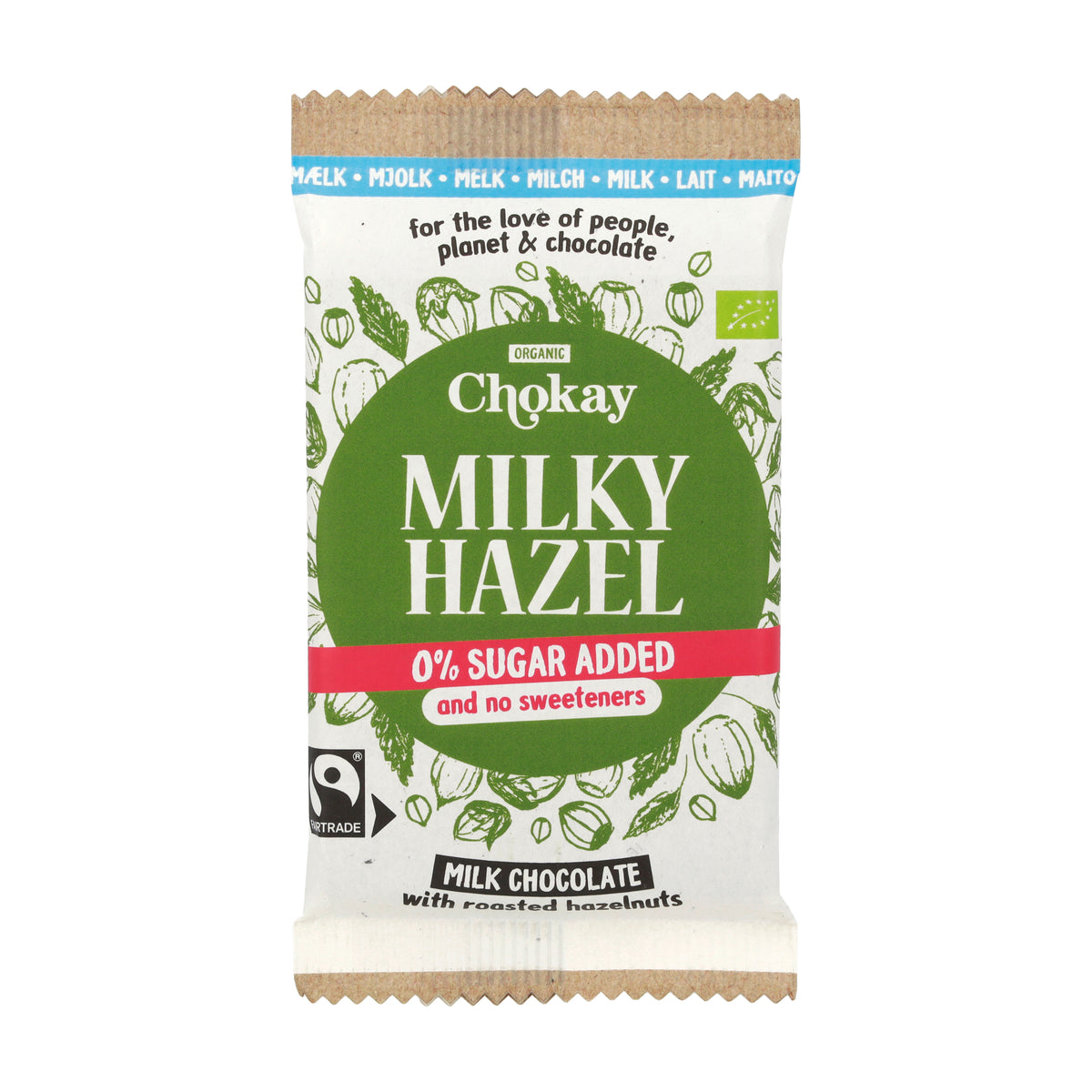 Milky Hazel VM-Schokolade 70 g
