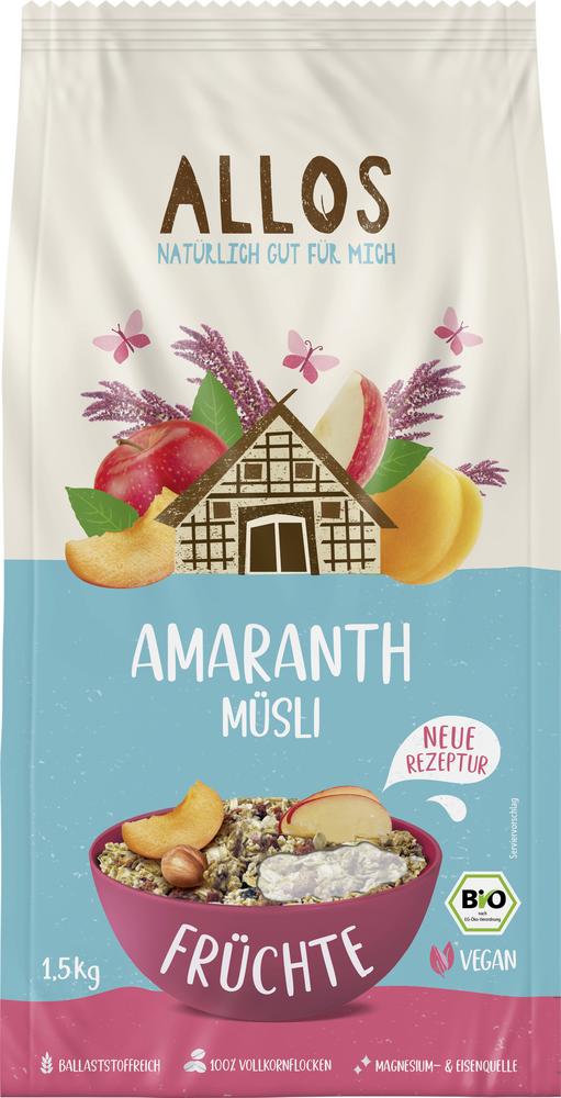 Amaranth Früchte Müsli 1,5 kg
