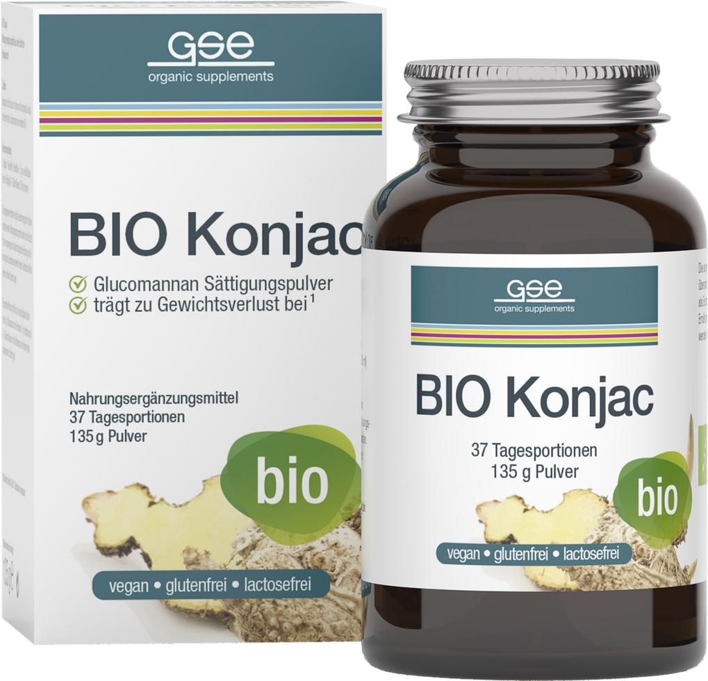 Konjac Glucomannan Sättigungspulver 135 g