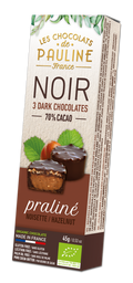 Hazelnut Praline Bites coated with Dark Chocolate 45 g