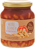Weiße Bohnen in Tomatensauce 350 g