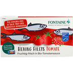 Zartes Heringsfilet in Bio-Tomatencreme 200 g