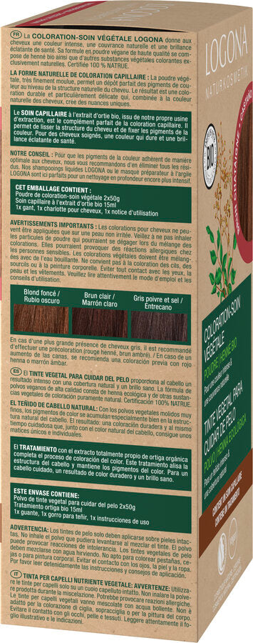 Pflegende Pflanzen-Haarfarbe Pulver 07 Kastanienbr 100 g