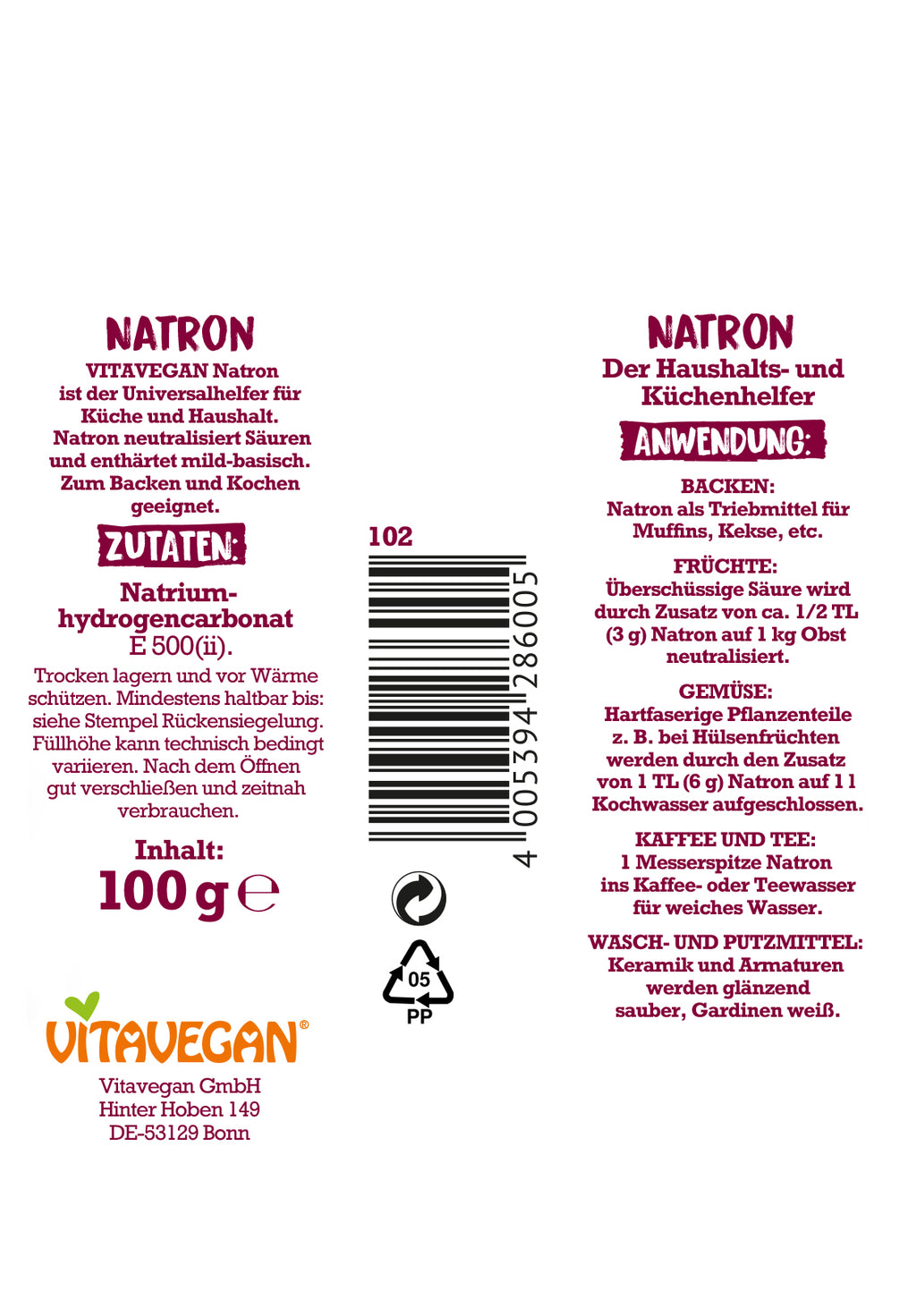 Natron 100 g