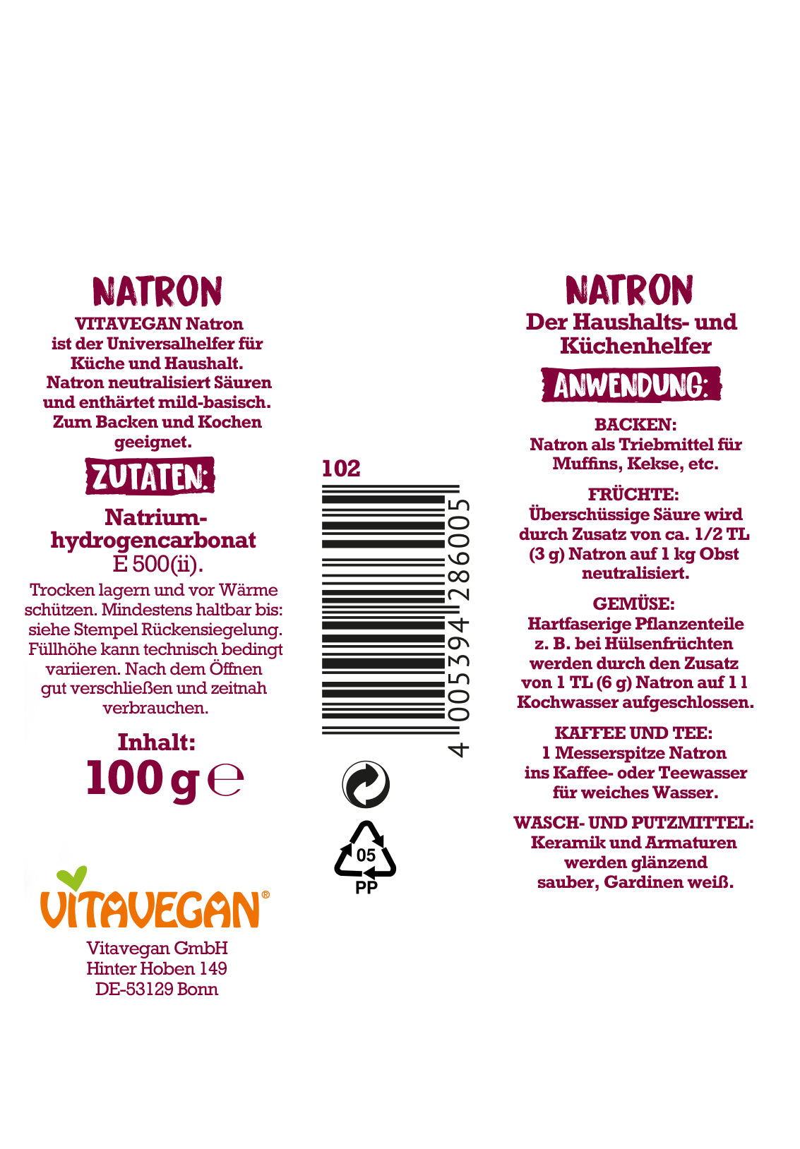 Natron 100 g