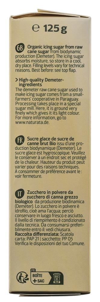 Puderzucker demeter 125 g