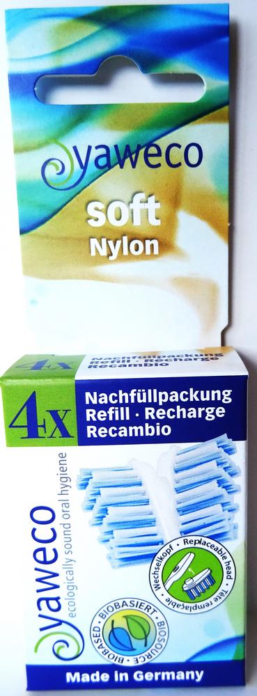 yaweco Nachfüllpackung 4 Ersatzköpfe soft für yawe 4 Stk