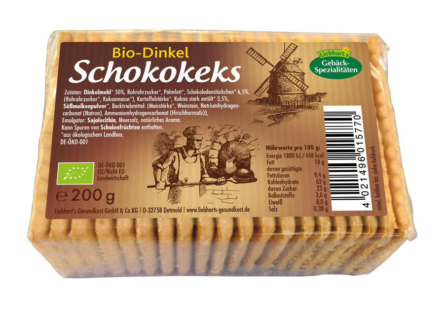 Dinkel-Schoko-Butterkeks 200 g