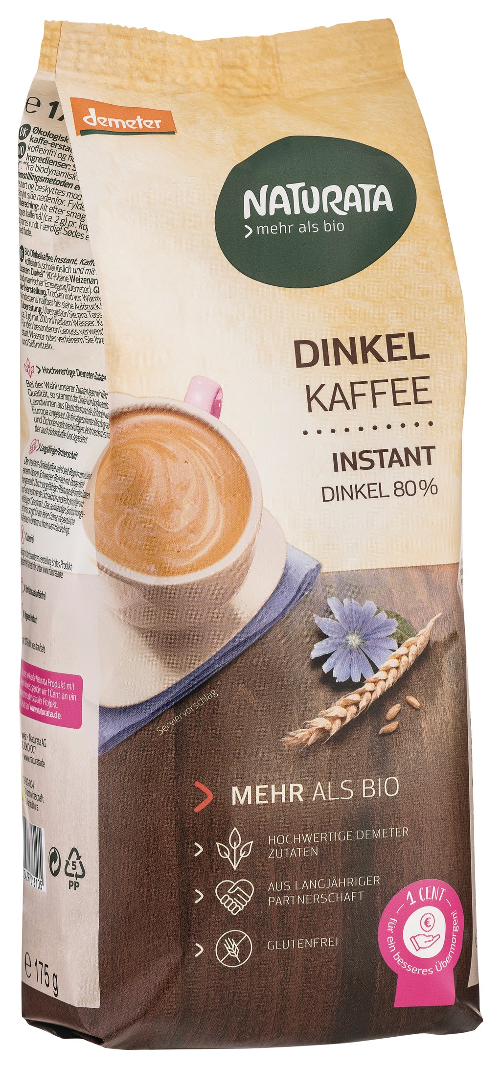 Dinkelkaffee Instant NFP demeter 175 g